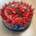 Orsiborsi Cooksnap-ja, amikor elkészítette a(z) Tejszínes epertorta receptet.