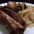 El cooksnap de Marco Molina cuando hizo Arroz árabe.