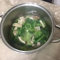 海峰吳 的 刈菜(芥菜)嫩雞湯 cooksnap