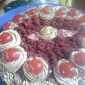 El cooksnap de Eliana De Lugo cuando hizo Torta Red Velvet.