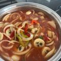 El cooksnap de Dario Solorzano cuando hizo Bananos verdes en escabeche con chiles jalapeños.