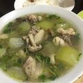 รูป Cooksnap ของ Sudarat Kurana เมื่อเขาทำ แกงจืดฟักหอมใส่ไก่