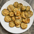 El cooksnap de Xènia cuando hizo Chips de calabacín.