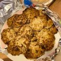 Rida Rehman's cooksnap of when they made Chapli kabab by Amna's Kitchen.
