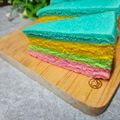 Cooksnap dari dapurguna untuk resep Rainbow cake kukus irit telur