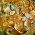 El cooksnap de agels cuando hizo Almejas a la marinera.