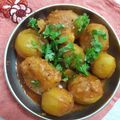 Hetal Siddhpura's cooksnap of when they made લસણીયા બટાકા (Lasaniya Bataka Recipe In Gujarati).