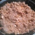 El cooksnap de irene2015 cuando hizo Huevos revueltos con tomate y atún.