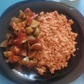 El cooksnap de Daniel Fernández cuando hizo Tomate triturado con huevos.