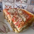 El cooksnap de Yoana González cuando hizo Pizza rellena de carne.