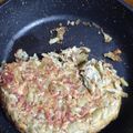 El cooksnap de Paulina Muñoz cuando hizo Tortilla de porotos verdes.