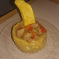 El cooksnap de Efrain Classen cuando hizo Mofongo relleno de camarones al ajillo.