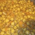 El cooksnap de edu cuando hizo Ensalada de garbanzos con salsa agridulce.