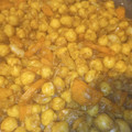 El cooksnap de edu cuando hizo Ensalada de garbanzos con salsa agridulce.