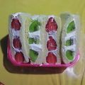 Cooksnap dari Nona Ika untuk resep (245) Fruit Sando (Sandwich Buah ala Jepang)