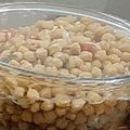 Aamna Saad's cooksnap of when they made Bhuni hoi choly ki chaat.