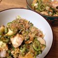 Felice's cooksnap of when they made Goya Chanpuru, Okinawan Cuisine.