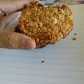 El cooksnap de Yesii Gomez cuando hizo Alfacookies de coco y avena.