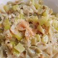 El cooksnap de MaryGlory cuando hizo Pasta con calabacín y queso Philadelphia.