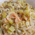 El cooksnap de MaryGlory cuando hizo Pasta con calabacín y queso Philadelphia.
