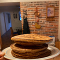 El cooksnap de Angela Cris cuando hizo Hot cakes de avena.