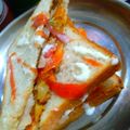 Shradha Shrivastava का कुकस्नैप जब उन्होंने एक्स्ट्रा चीज़ सैंडविच (Extra Cheese Sandwich recipe in hindi) बनाया था।