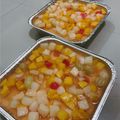 Cooksnap dari SILKA ANANING DIAH AYU untuk resep Pudding Almond Susu topping fruit cocktail