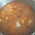 El cooksnap de Vanesa Gonzalez Beltran cuando hizo Garbanzos con jamón, tomate y huevo.