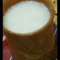 Farzana Memon 's cooksnap of when they made Namkeen Lassi.