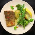 Emilys Home Cooked Kitchen's cooksnap of when they made Salmon & Pesto-Dressed Vegetables.