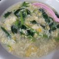 Cooksnap dari Kelom Campernik untuk resep Sup bayam jagung telur