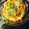 Areeba Muhammed's cooksnap of when they made Moong dal masala khirchi.