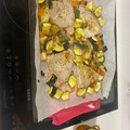 El cooksnap de Juan Gil cuando hizo Atún al horno con salteado de verduras y mojo de aguacates.