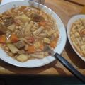 El cooksnap de Nadia Femia cuando hizo Guiso con fideos.