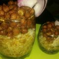 Vaishali Arora's cooksnap of when they made Chana Rice.