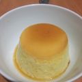 El cooksnap de Lore Frutos cuando hizo Flan de vainilla.