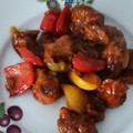 El cooksnap de Maria cuando hizo Cerdo agridulce.