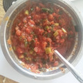 El cooksnap de Julio Palomino cuando hizo Salsa picante.