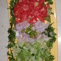 Jasmit kaur का कुकस्नैप जब उन्होंने तिरंगा सलाद(tiranga salad recipe in hindi) बनाया था।