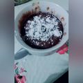 El cooksnap de belen julcamoro cuando hizo Bizcochuelo de chocolate en taza.