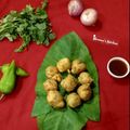 Bhavini Kotak's cooksnap of when they made ક્રિસ્પી પકોડા  (અળવીના પાનના).