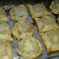 El cooksnap de Giovanna Cardozo cuando hizo Canastitas de acelga, salsa blanca y queso.