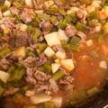 El cooksnap de magdalena cuando hizo Bistec picado con nopalitos.