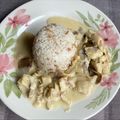 El cooksnap de Isabella Viuche cuando hizo Tilapia con champiñones y salsa blanca.