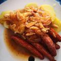 El cooksnap de Carolina Rodriguez Campello cuando hizo Salchichas frescas al vino.