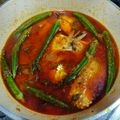 Cooksnap Ezzeyan Mu'izz semasa beliau membuat Asam Pedas Ikan Pari PANTAS DAN MUDAH.
