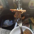 El cooksnap de Gianluca Bovaglio cuando hizo Milanesas de carne.