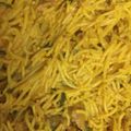 Cooksnap của hie li khi họ làm theo món Bún xào lòng ghệ