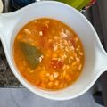 Cooksnap dari Yanitra Putra Pratama untuk resep Mpasi 1 tahun sup tomat ikan salmon
