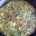 El cooksnap de Cami Barra Piña cuando hizo Tortilla de acelga.